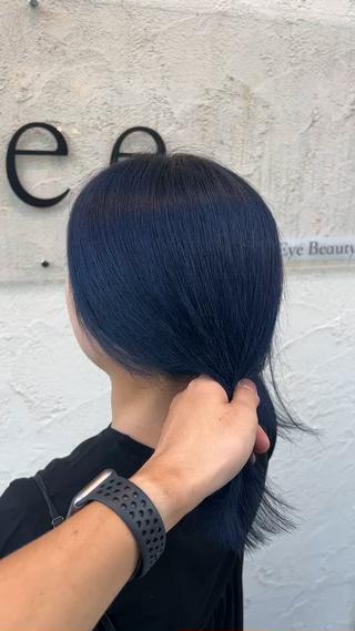 ブリーチカラー
ブルーカラー