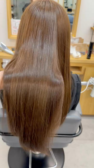 ロング Ore🫧タナカマヤ /柔らかい質感カラーのヘアスタイル