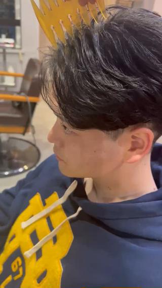 柔らかい質感と毛流れが出るニュアンスパーマ 