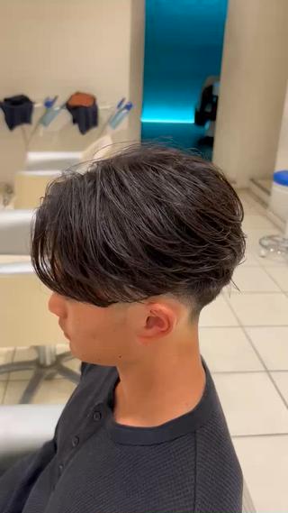 パーマ メンズ メンズパーマ 副店長ユウタのヘアスタイル