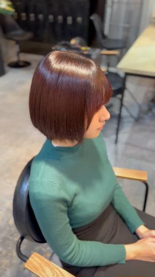 ミディアム 🪐縮毛矯正／海陸 翔のヘアスタイル