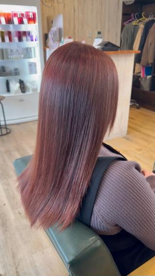 ロング カラー 艶髪/髪質改善 /透明感カラー/鴻巣のヘアスタイル