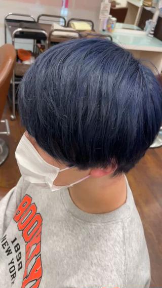カラー メンズ 井上 悠人のヘアスタイル