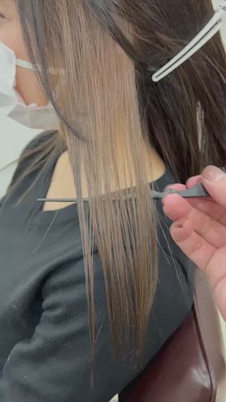 #縮毛矯正 #color #インナーカラー