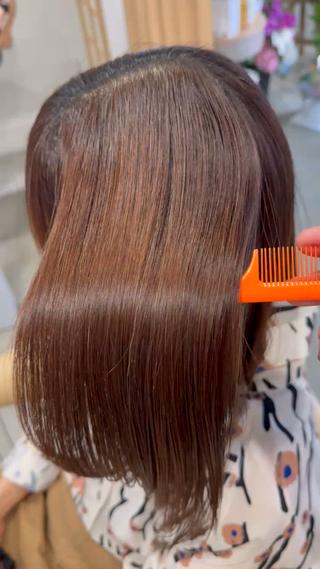 次世代髪質改善プラチナムトリートメント6STEPでしなやかさと艶感、柔らかさが抜群に良いです!