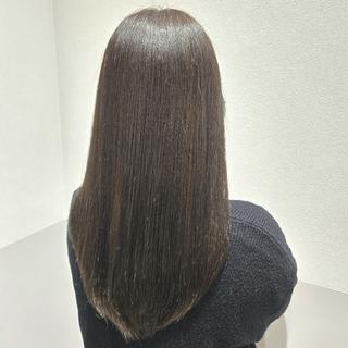 ロング カラー 【髪質改善/縮毛矯正 】Yosukeのヘアスタイル