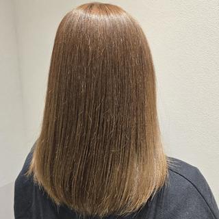 セミロング カラー 【髪質改善/縮毛矯正 】Yosukeのヘアスタイル