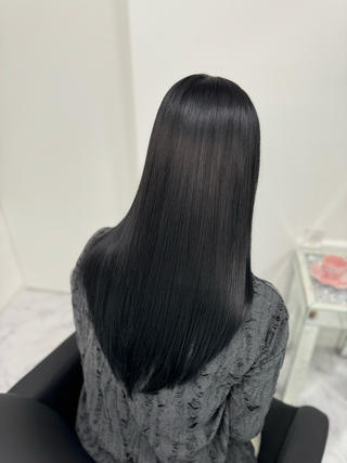 ロング カラー パーマ ヘアアレンジ メンズ キッズ 髪質改善Ⅰ透明感 艶カラーⅠたつやのヘアスタイル