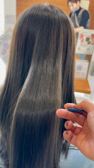 ロング カラー 似合わせカット/艶髪 カラー/ AKARIのヘアスタイル