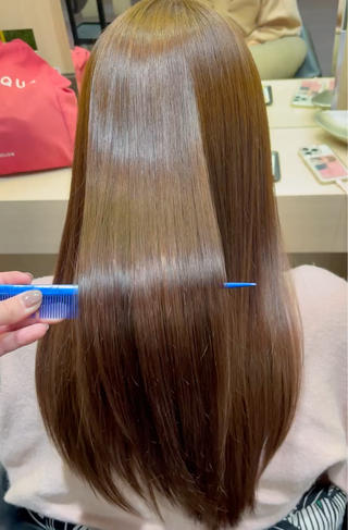 ロング カラー モデル募集中🌼 岩下陽万里のヘアスタイル