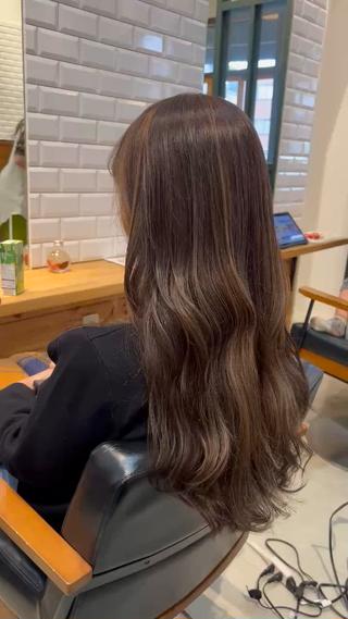 ロング カラー MATSU 🌟韓国🇰🇷のヘアスタイル