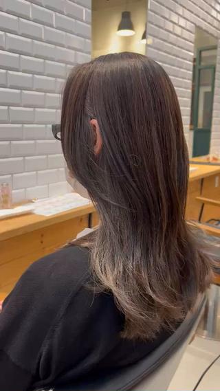 ロング カラー MATSU 🌟韓国🇰🇷のヘアスタイル