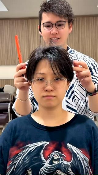 ショート ワダ カイのヘアスタイル