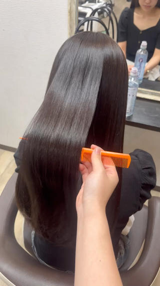 ロング パーマ 日下 なるみのヘアスタイル