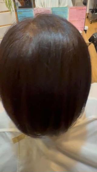メテオトリートメントカラーでツヤツヤに！ 