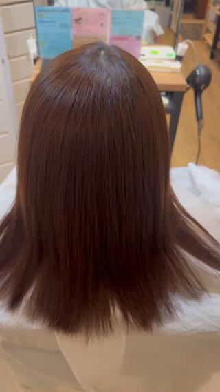 メテオトリートメントカラーでツヤツヤに！ 