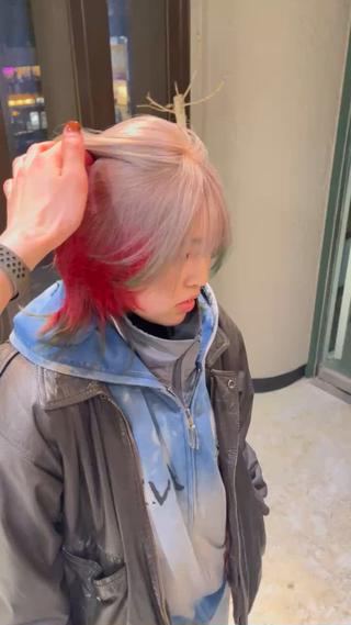 カラー 💖艶ハイトーン髪質 改善💖ケンシンのヘアスタイル