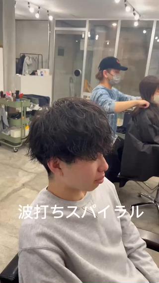 ミディアム パーマ メンズ メンズ満足度No.1 代表　北野拓海　蕨のヘアスタイル