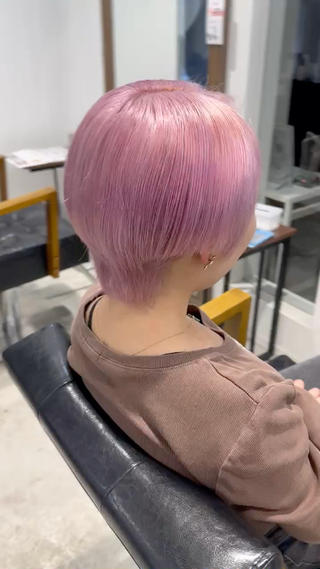 ショート カラー 髙木 利央のヘアスタイル