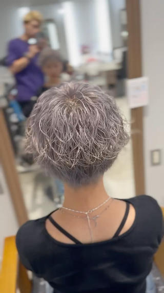 ショート パーマ 髙木 利央のヘアスタイル