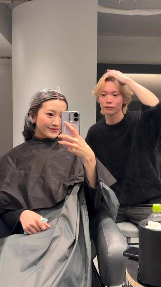 ミディアム カラー 内野   龍海 / レイヤーカットのヘアスタイル