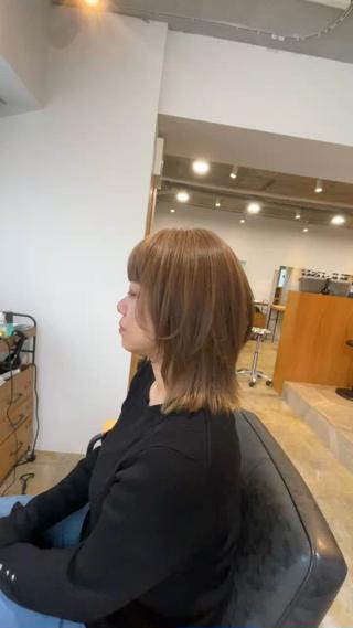 ミディアム 【白髪ぼかし】 愛甲竜佑のヘアスタイル