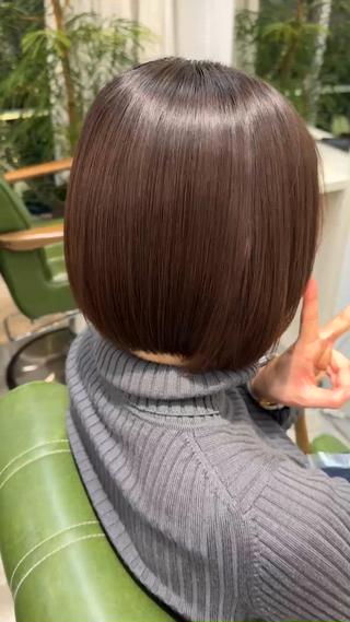 ミディアム パーマ 🩷銀座/縮毛矯正 特化サロン🪞みことのヘアスタイル