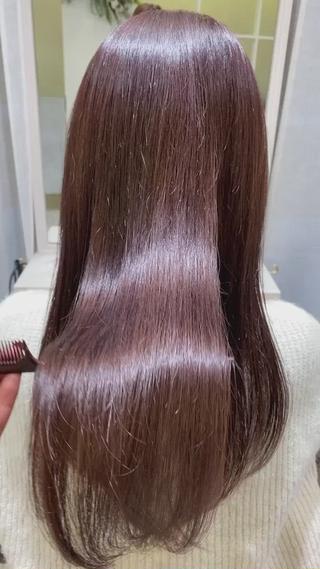 トリートメントで艶増し増し 