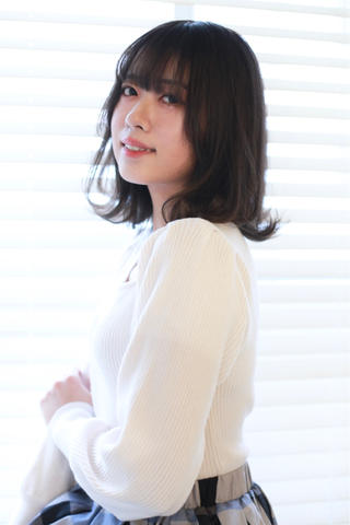 ミディアム 【ショート/ボブ 丸みショート】深萱のヘアスタイル