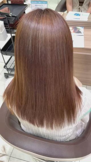 セミロング 髪質改善/美髪矯正 マネージャー福永のヘアスタイル