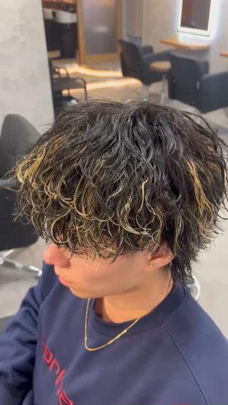 パーマ ヘアアレンジ メンズ 【札幌メンズ特化】 🔥RIKU🔥のヘアスタイル