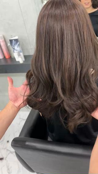 カラー Endearing 銀座/レイヤーカットのヘアスタイル