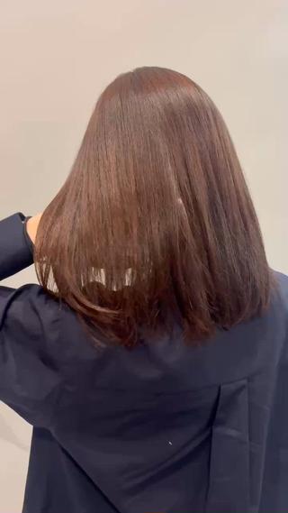 ミディアム 可愛いstyling おしえます♡🌸冬桜のヘアスタイル