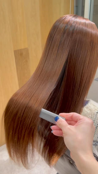 ロング 🩵縮毛矯正  髪質 改善 美髪🩵のヘアスタイル