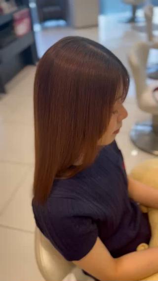 ロング カラー パーマ 鈴木 颯介のヘアスタイル