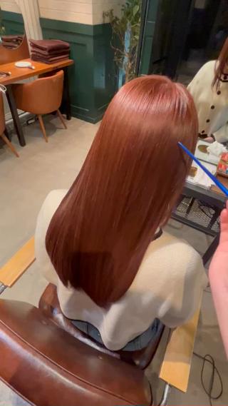 ロング カラー 𝐒𝐇𝐔𝐑𝐈 🦋艶カラー🦋のヘアスタイル