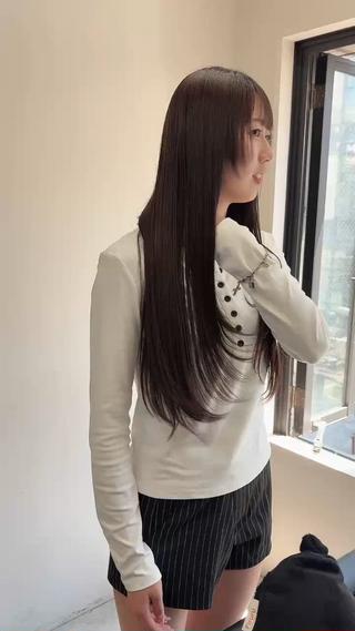 ロング 💎髪質改善/縮毛 矯正/寺西紗友望💎のヘアスタイル