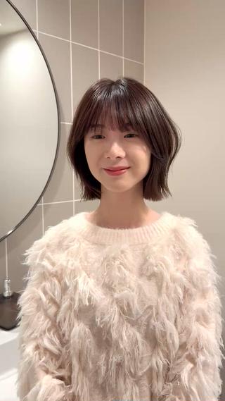 ショート 梨澤 百音のヘアスタイル