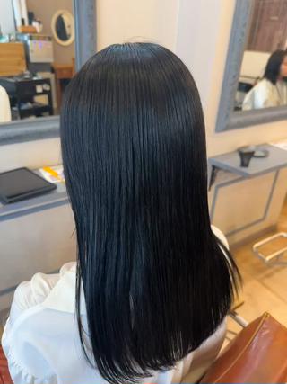 セミロング 髪質改善×ケアブリー チ特化【ケンタ】のヘアスタイル