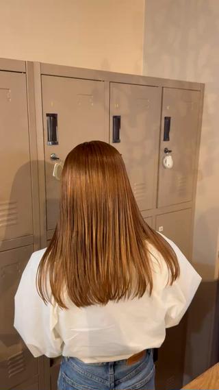 セミロング 髪質改善×ケアブリー チ特化【ケンタ】のヘアスタイル