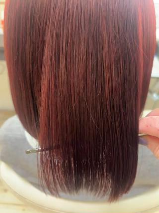 ショート カラー ルプラボウ 石黒よう子のヘアスタイル