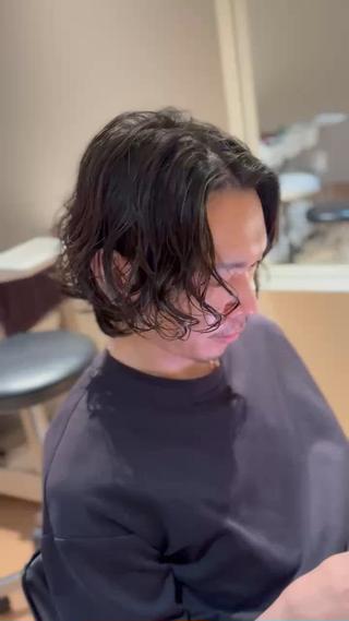 ゆるふわパーマ
朝にセットしやすいカール感 