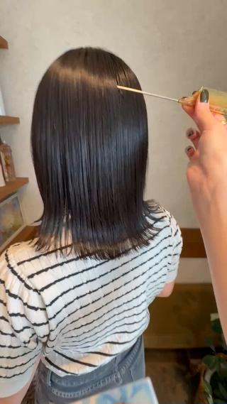 縮毛矯正は学生の方にも人気のメニューです️

 