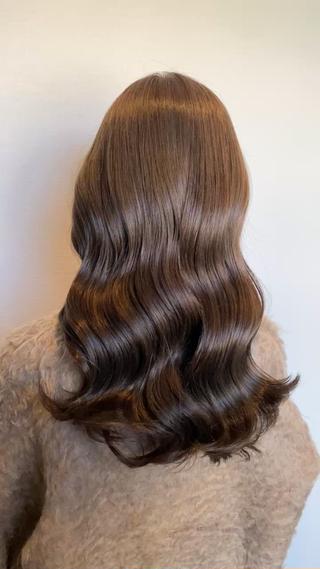 ロング カラー ヘアアレンジ 🎀レイヤーカット/ 艶カラー/ﾕｶ🎀のヘアスタイル