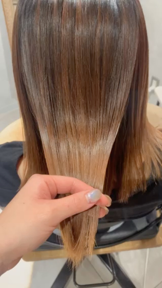 乾かしただけでとぅるんとぅるんです