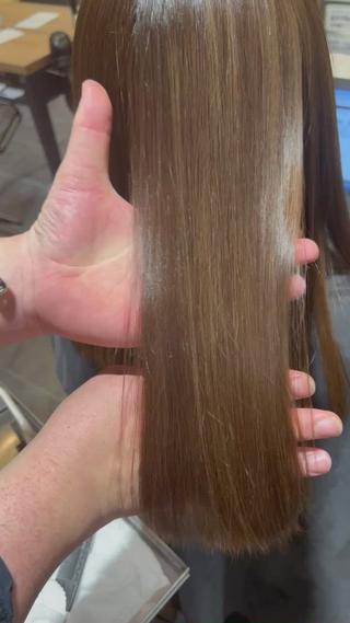 ツヤツヤの髪質改善トリートメントで理想の髪へ!