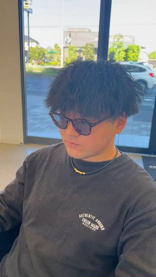 ショート パーマ メンズ メンズ特化美容師 井上大輔のヘアスタイル