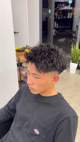ショート パーマ メンズ メンズ特化美容師 井上大輔のヘアスタイル