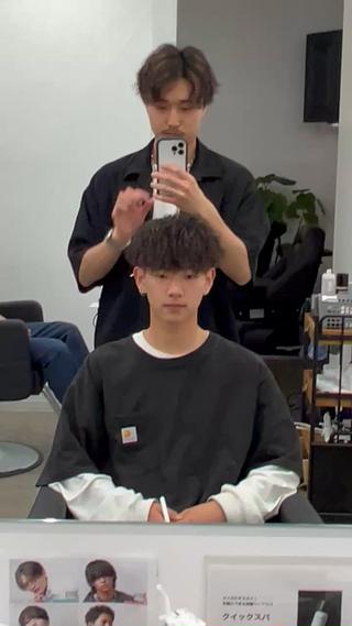 ショート パーマ メンズ メンズ特化美容師 井上大輔のヘアスタイル