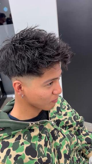 ショート パーマ メンズ メンズ特化美容師 井上大輔のヘアスタイル